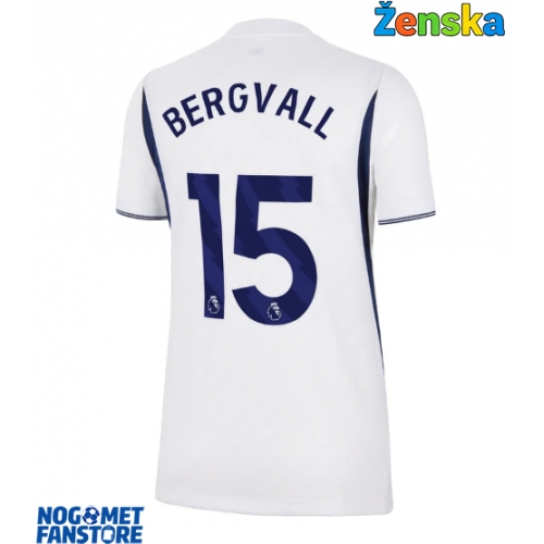 Tottenham Hotspur Lucas Bergvall #15 Domaci Dres za Ženska 2026-27 Kratak Rukav